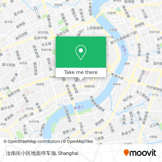 汝南街小区地面停车场 map