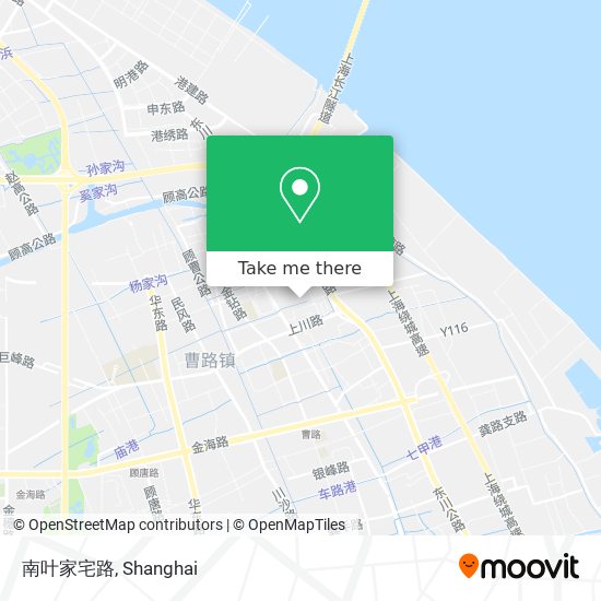 南叶家宅路 map
