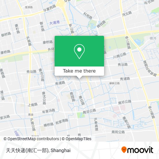 天天快递(南汇一部) map