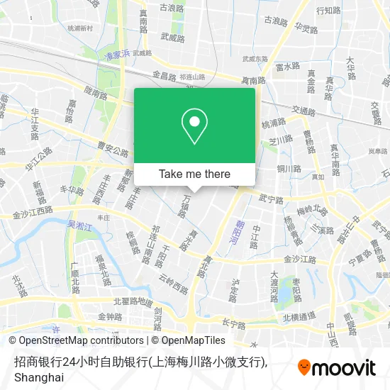 招商银行24小时自助银行(上海梅川路小微支行) map