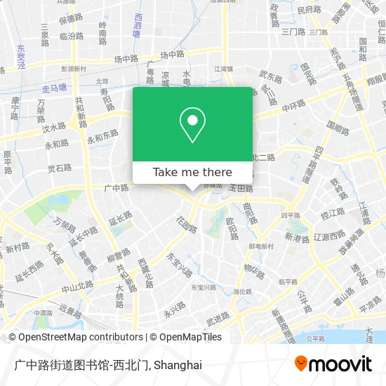 广中路街道图书馆-西北门 map