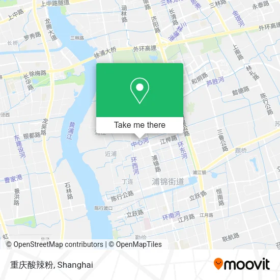 重庆酸辣粉 map