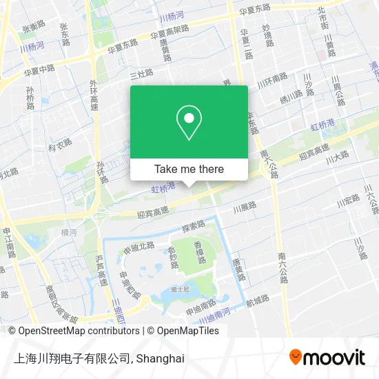 上海川翔电子有限公司 map