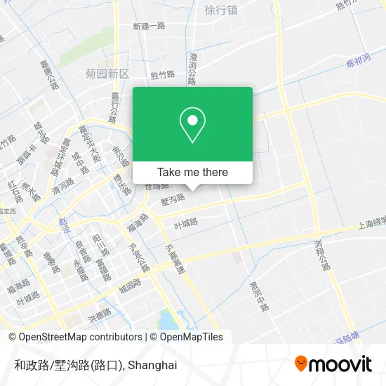 和政路/墅沟路(路口) map