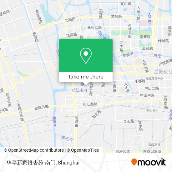 华亭新家银杏苑-南门 map