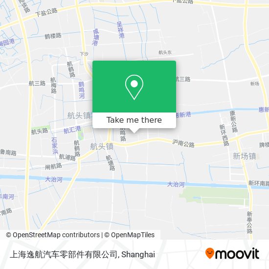 上海逸航汽车零部件有限公司 map