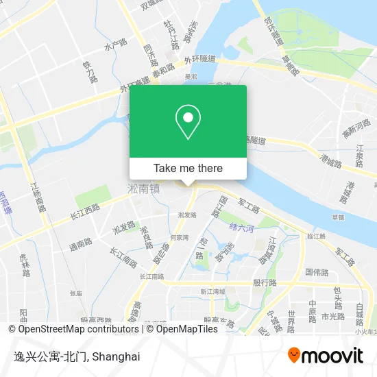 逸兴公寓-北门 map