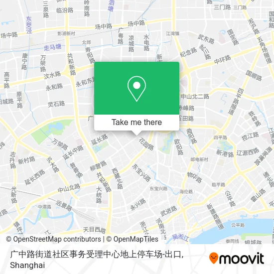 广中路街道社区事务受理中心地上停车场-出口 map