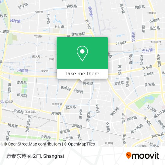 康泰东苑-西2门 map