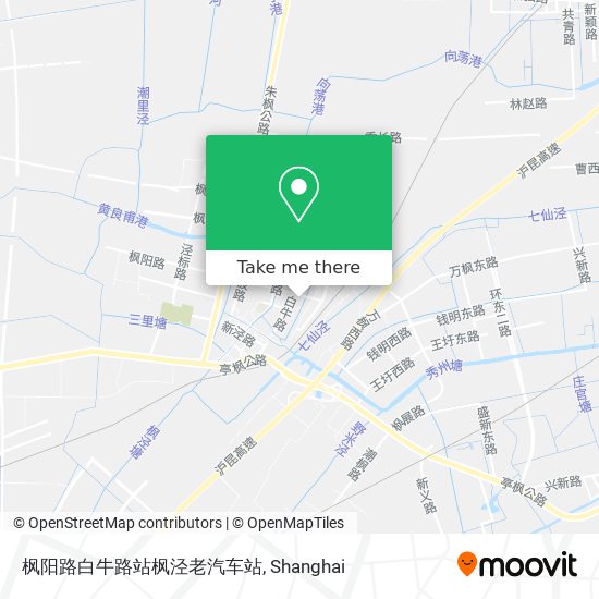 枫阳路白牛路站枫泾老汽车站 map
