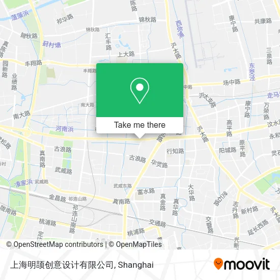 上海明颉创意设计有限公司 map