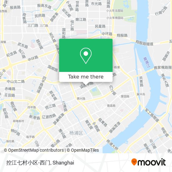 控江七村小区-西门 map