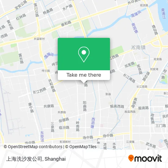上海洗沙发公司 map