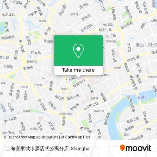 上海宜家城市酒店式公寓分店 map