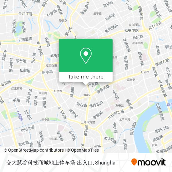 交大慧谷科技商城地上停车场-出入口 map