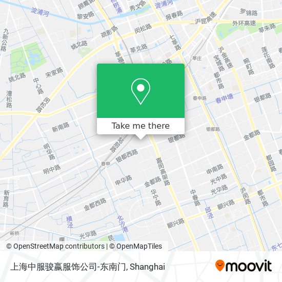 上海中服骏嬴服饰公司-东南门 map