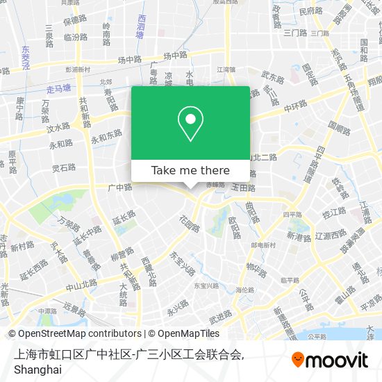 上海市虹口区广中社区-广三小区工会联合会 map