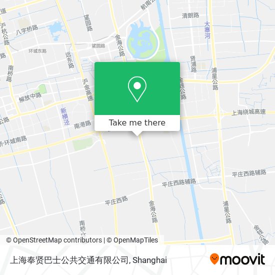 上海奉贤巴士公共交通有限公司 map