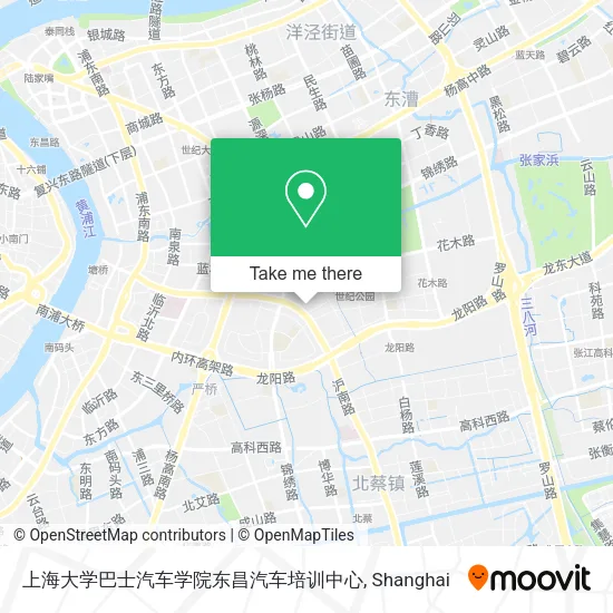 上海大学巴士汽车学院东昌汽车培训中心 map