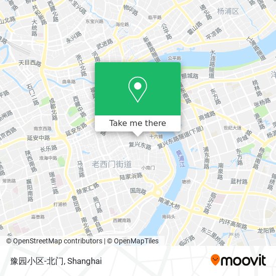 豫园小区-北门 map