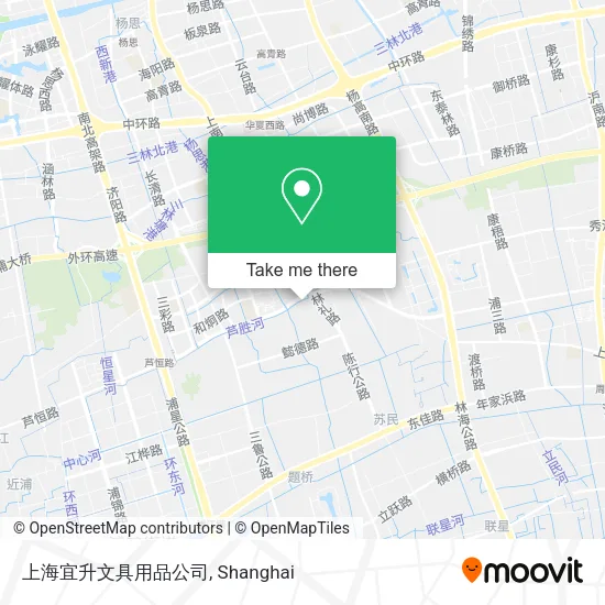 上海宜升文具用品公司 map