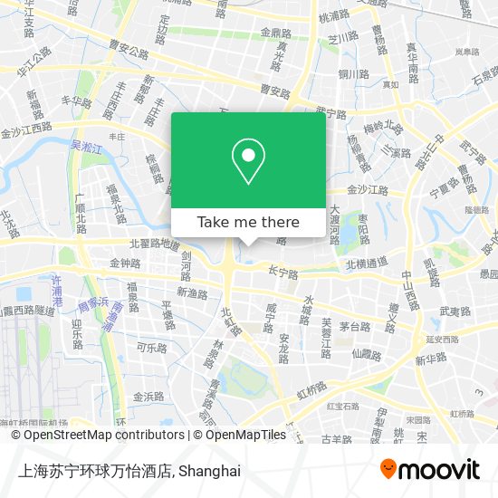 上海苏宁环球万怡酒店 map