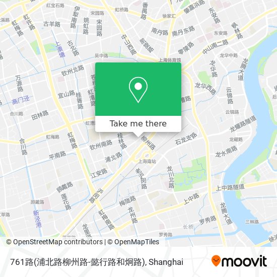 761路(浦北路柳州路-懿行路和炯路) map