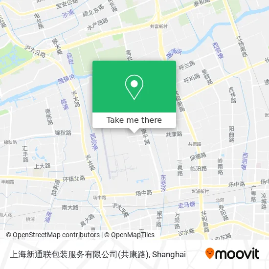 上海新通联包装服务有限公司(共康路) map