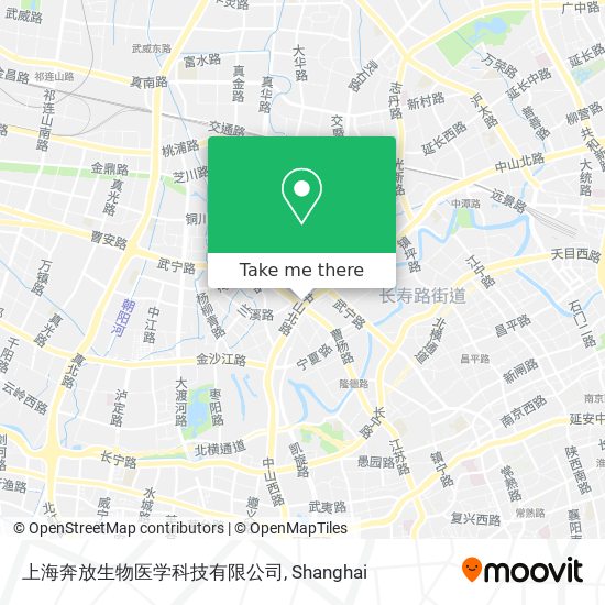 上海奔放生物医学科技有限公司 map