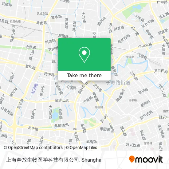 上海奔放生物医学科技有限公司 map