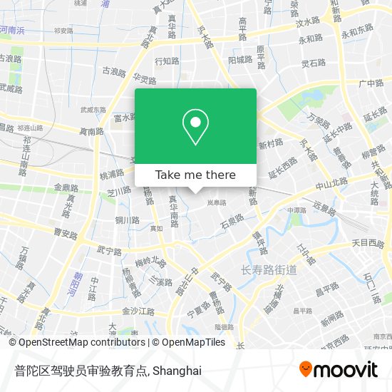 普陀区驾驶员审验教育点 map