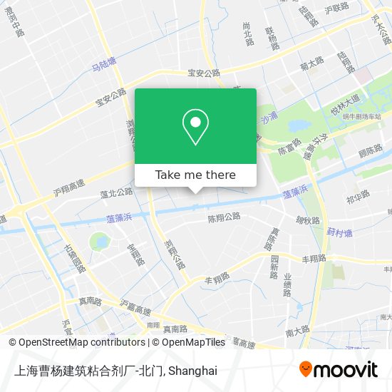 上海曹杨建筑粘合剂厂-北门 map