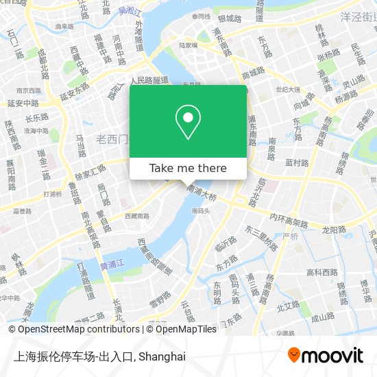 上海振伦停车场-出入口 map
