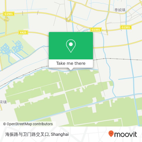 海振路与卫门路交叉口 map