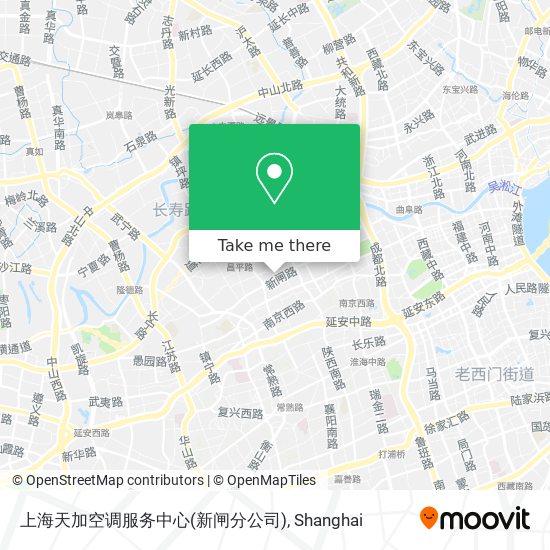 上海天加空调服务中心(新闸分公司) map