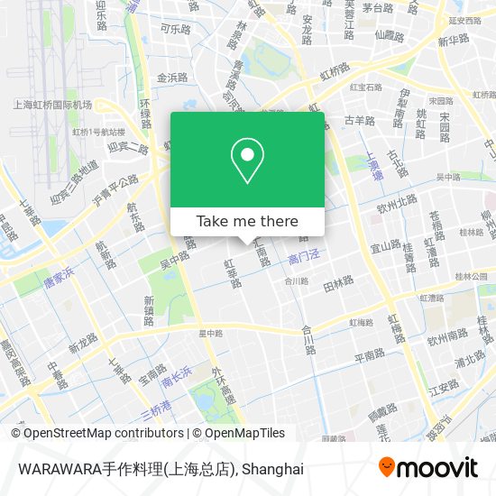 WARAWARA手作料理(上海总店) map