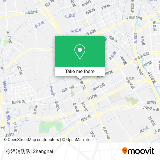 徐泾消防队 map