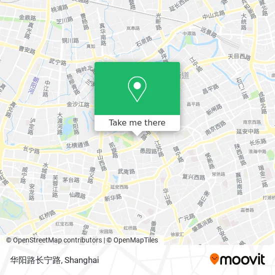 华阳路长宁路 map