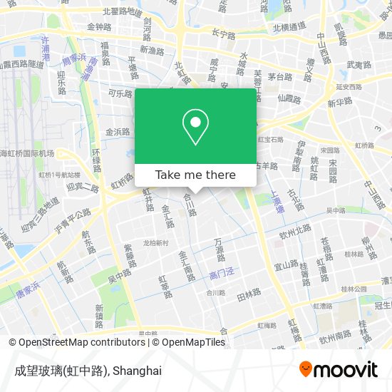 成望玻璃(虹中路) map