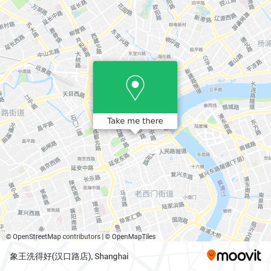 象王洗得好(汉口路店) map