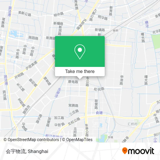 会宇物流 map