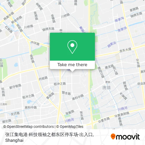 张江集电港·科技领袖之都东区停车场-出入口 map