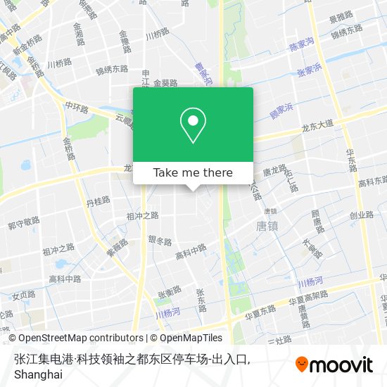张江集电港·科技领袖之都东区停车场-出入口 map