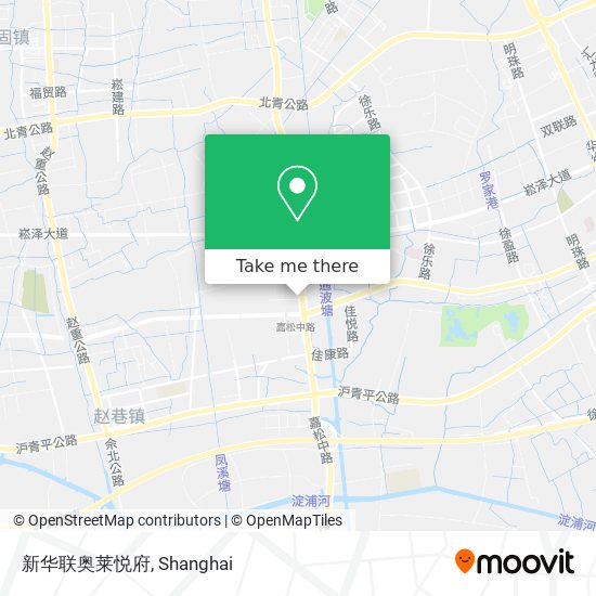 新华联奥莱悦府 map