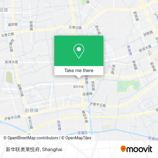 新华联奥莱悦府 map