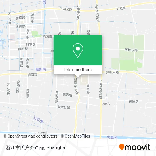 浙江章氏户外产品 map