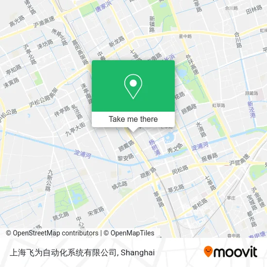 上海飞为自动化系统有限公司 map