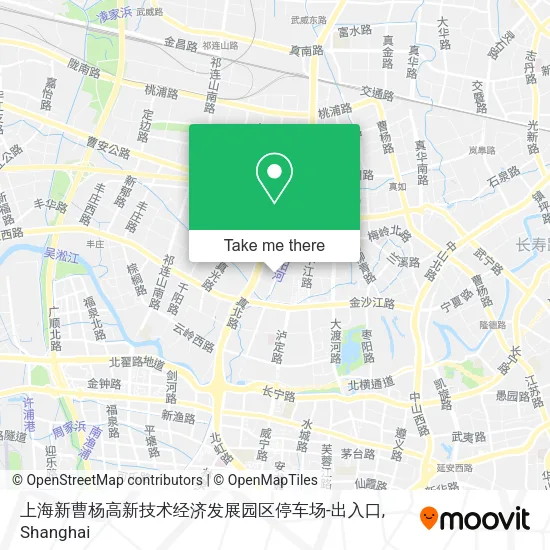 上海新曹杨高新技术经济发展园区停车场-出入口 map