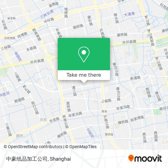 中豪纸品加工公司 map