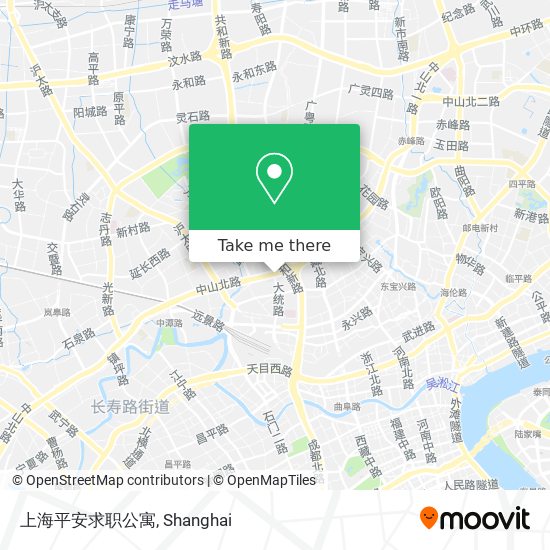 上海平安求职公寓 map